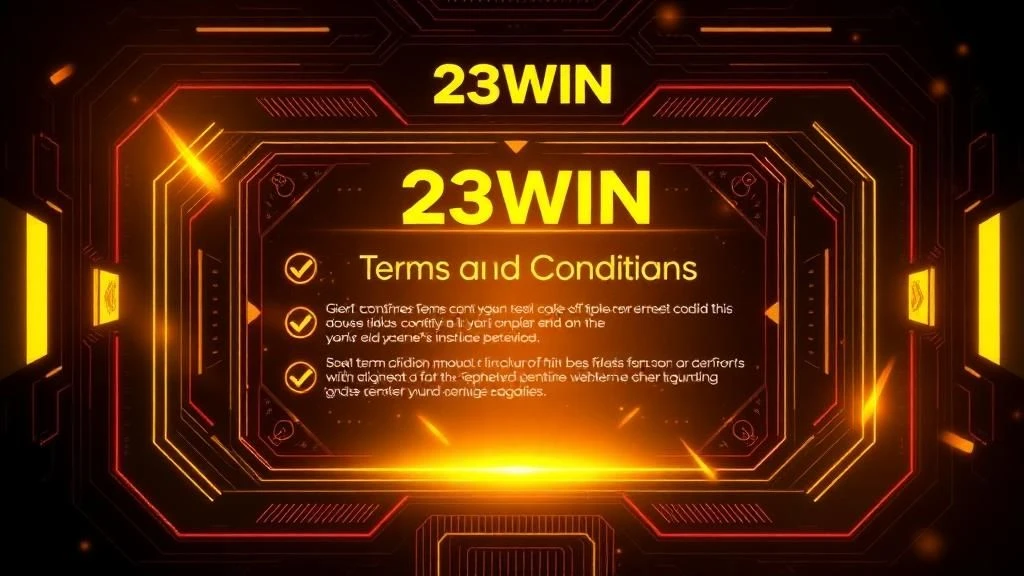 nghĩa vụ của người dùng theo điều khoản & điều kiện 23WIN