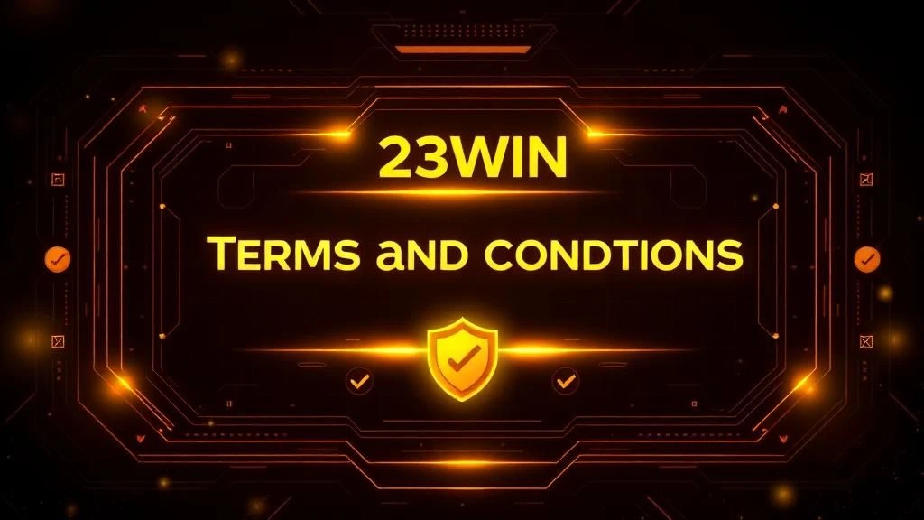 Quy định đăng ký tài khoản trong điều khoản & điều kiện 23WIN