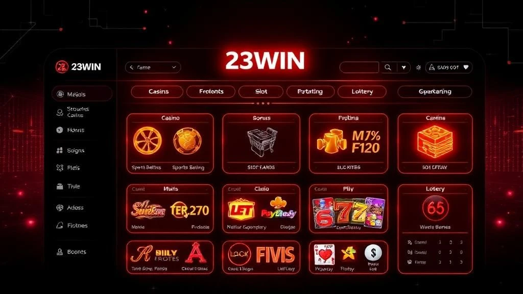 Hệ sinh thái sản phẩm đa dạng tại 23Win
