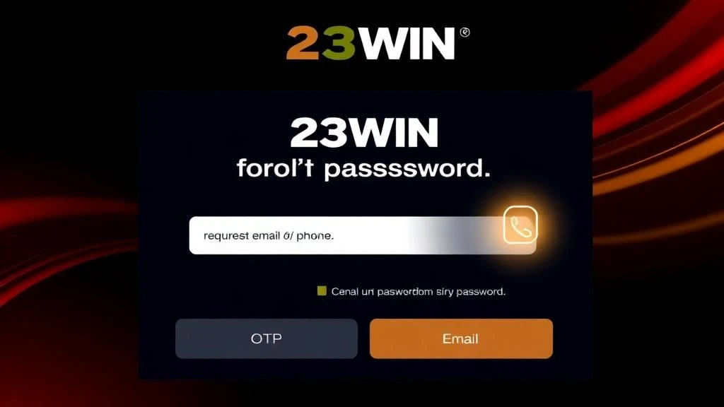 Khôi Phục Mật Khẩu 23WIN Qua Hỗ Trợ CSKH