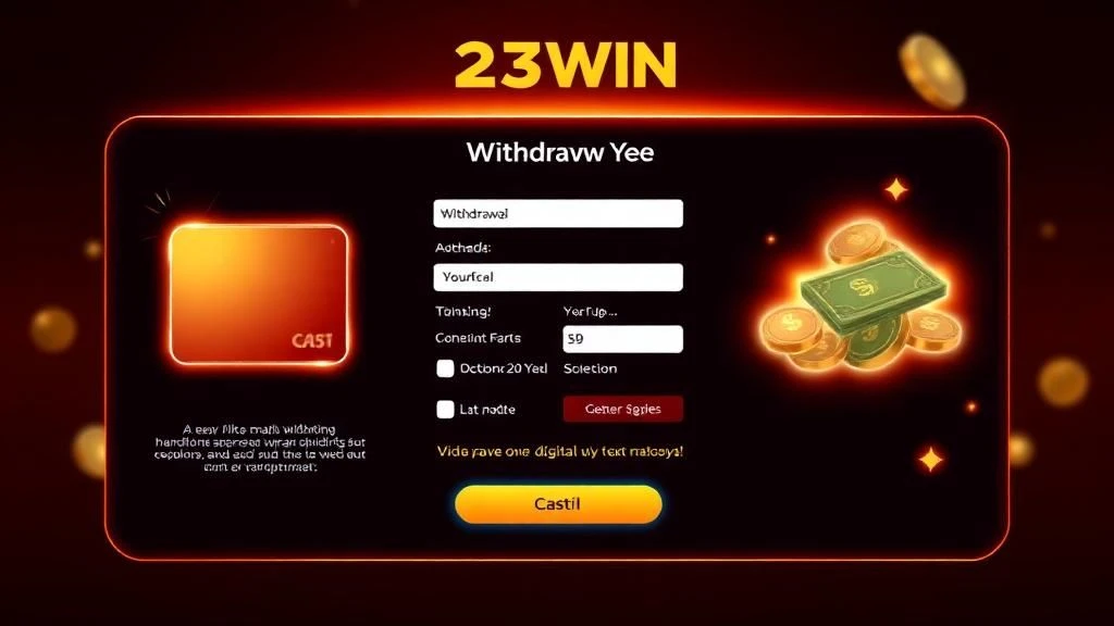 Hướng dẫn rút tiền 23WIN từng bước chi tiết
