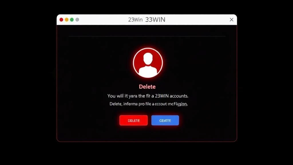 Điều Kiện Để Xoá Tài Khoản 23WIN